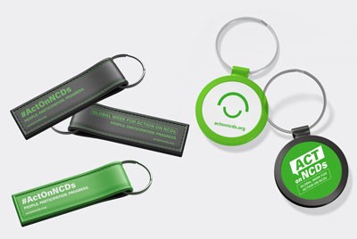 Community Engagement 2021 merchandising: keychain